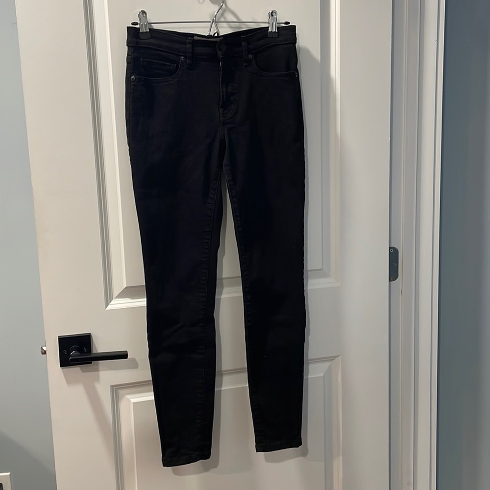 Everlane Black The Authentic Stretch Mid-Rise Skinny (Size 28 Regular)